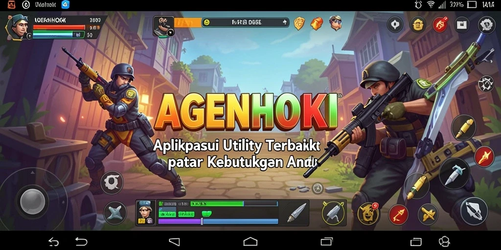 Tampilan antarmuka AGENHOKI yang sederhana dan fungsional.