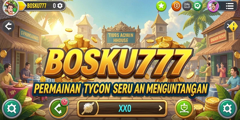 Screenshot utama BOSKU777 menampilkan pengelolaan bisnis yang menarik.
