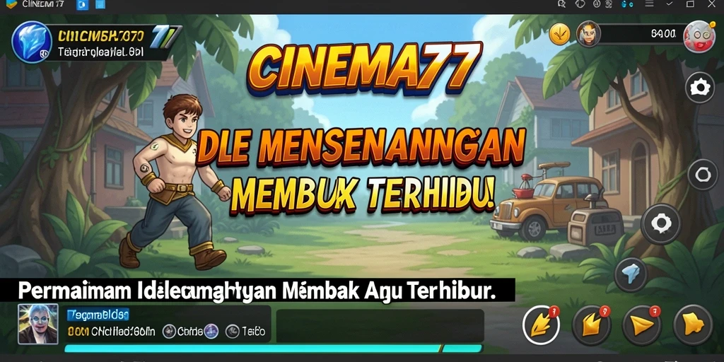 Tampilan screenshot <strong>CINEMA77</strong> yang menunjukkan aktivitas mengelola bioskop.