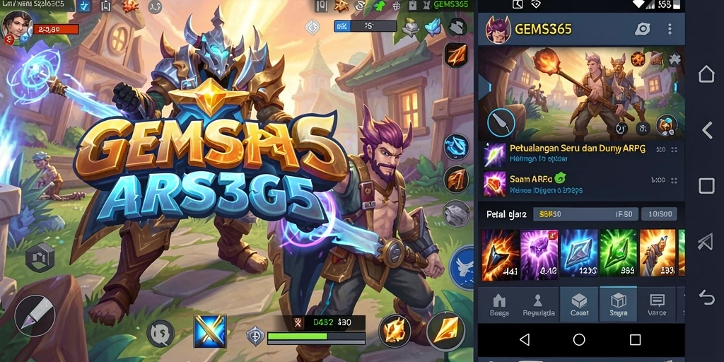 Tampilan menarik dari pertempuran epik dalam GEMS365.