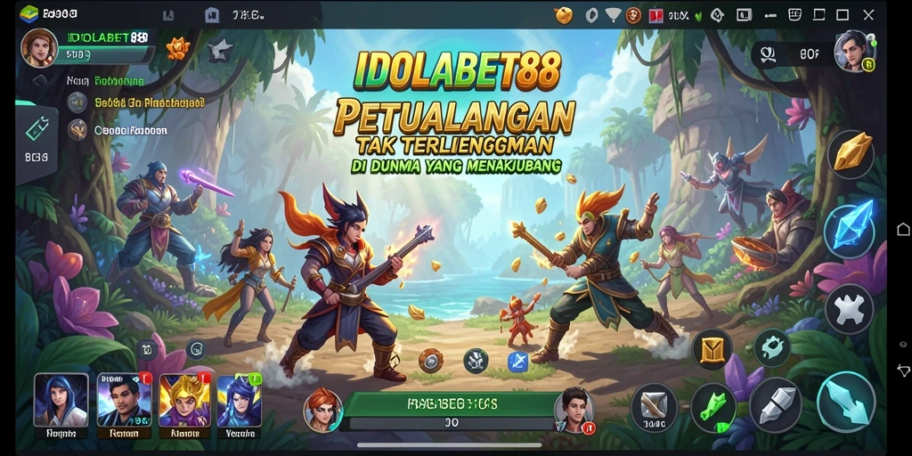 Tampak gameplay seru dari IDOLABET88 yang menghadirkan petualangan mendebarkan.