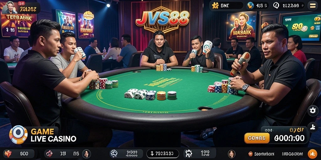 Gameplay JVS88 yang menegangkan dan interaktif di Live Casino.