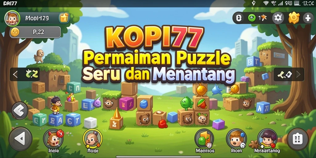 Tampilan gameplay KOPI77 yang menarik dan penuh tantangan.