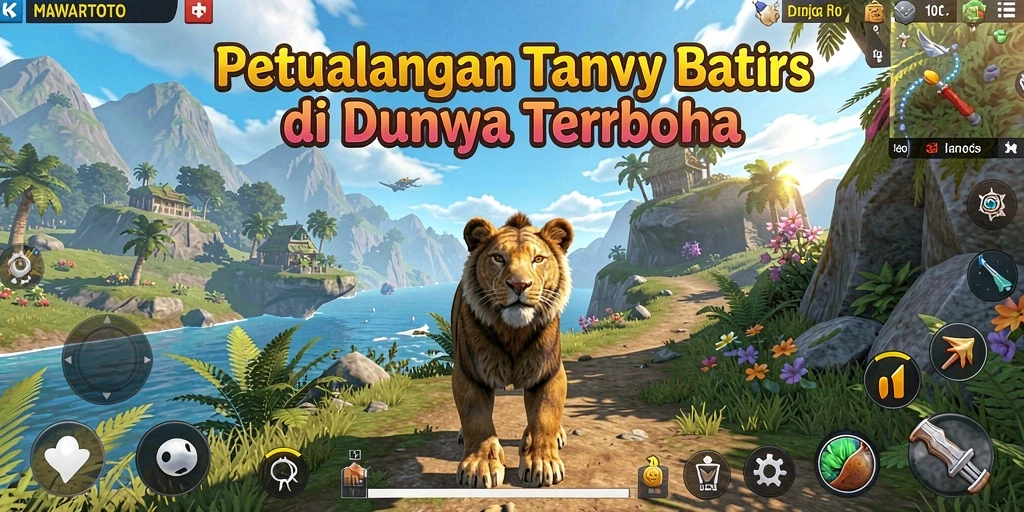 Screenshot gameplay MAWARTOTO menampilkan dunia terbuka yang menakjubkan.