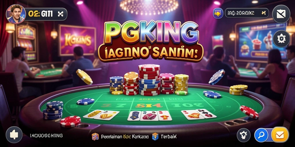 Tampilan menawan dari gameplay Kasino PGKING.