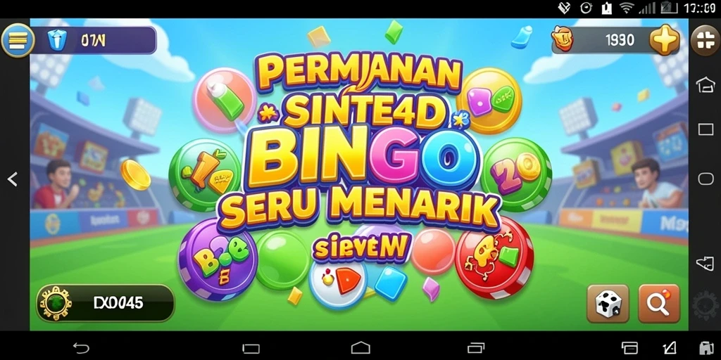 Tampilan gameplay seru dari SINTE4D Bingo yang menantang.