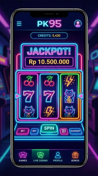 Fitur pencarian aplikasi yang mudah digunakan di pk95.